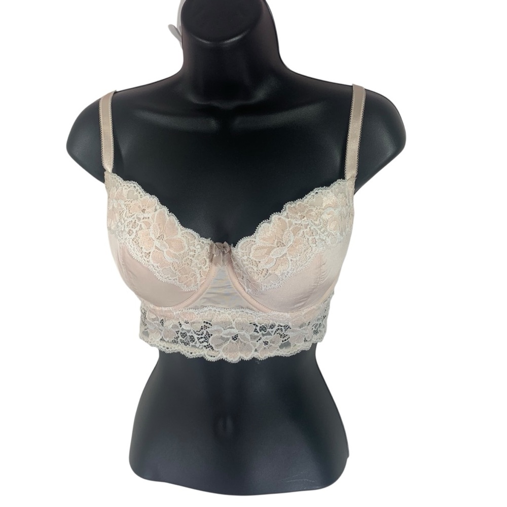 ADORE ME Elegant Lace Bra in Cream size 32DDD